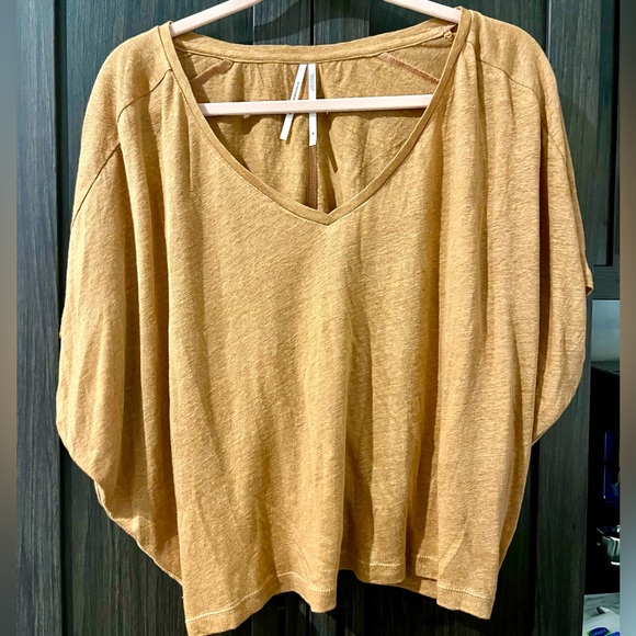 Anthropologie Linen Dolman Top Sz M - Picture 3 of 3